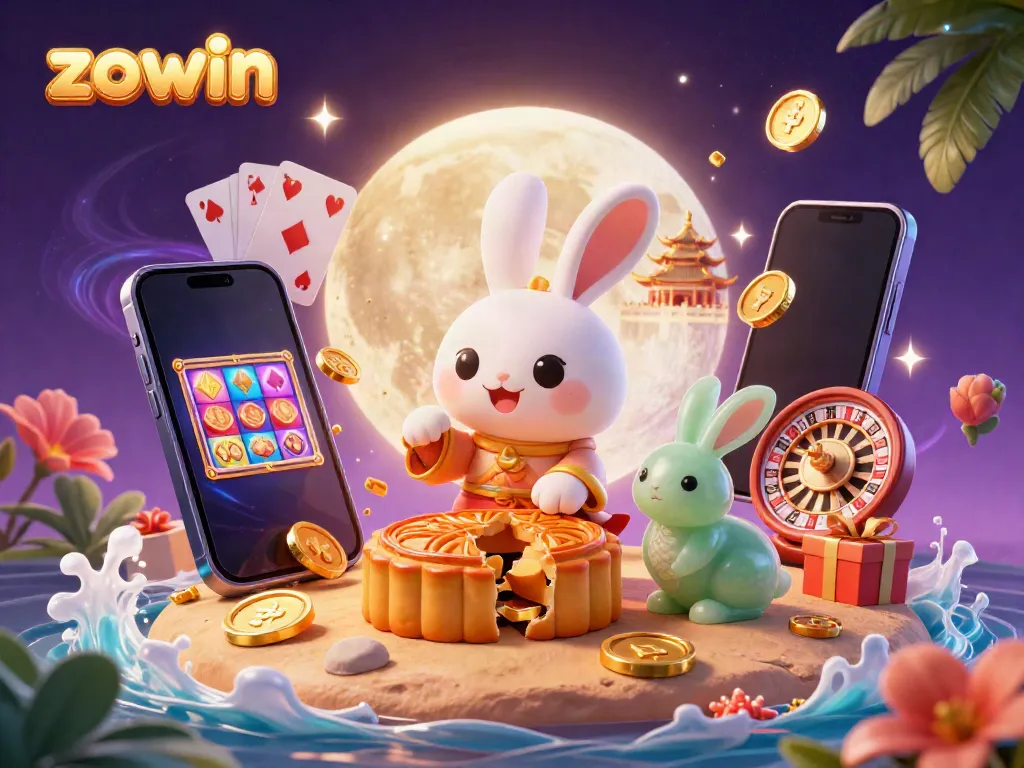 Experience the thrill of ZOWIN with a magical moonlit casino adventure featuring rich gaming elements.