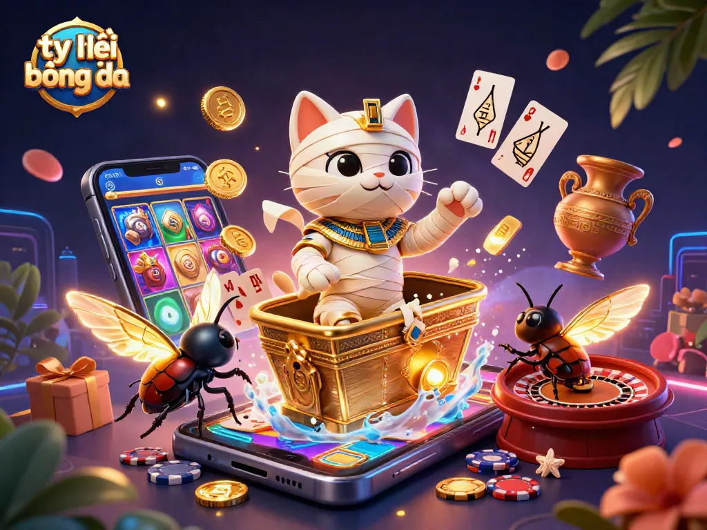 Experience thrilling tỷ lệ bóng đá action with vibrant gaming elements in a captivating casino scene.