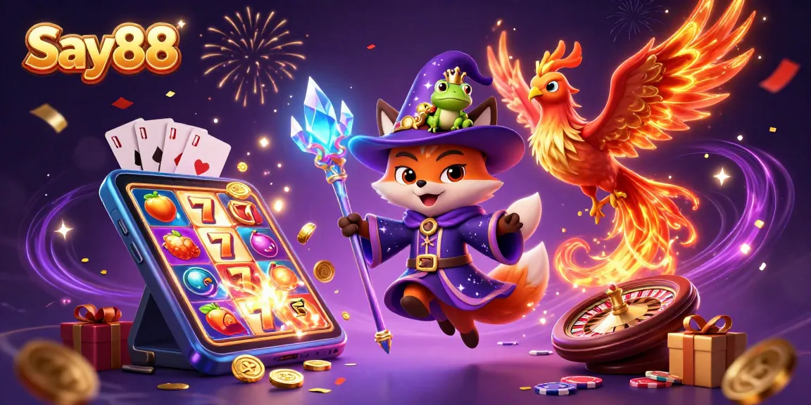 Engage in thrilling gameplay at Say88 with mystical characters and dynamic casino elements.