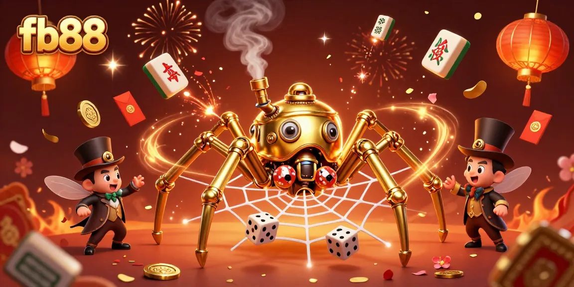 Experience thrilling gameplay with fb88 as a golden spider weaves its web of fortune.