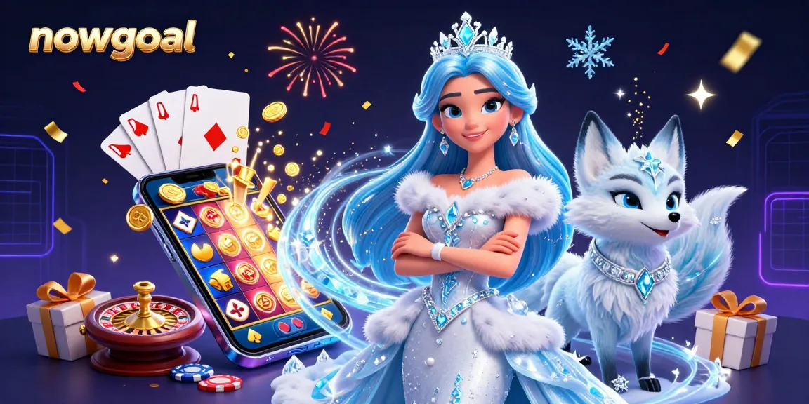 Engage with nowgoal through experienced betting insights in this vibrant online casino illustration.