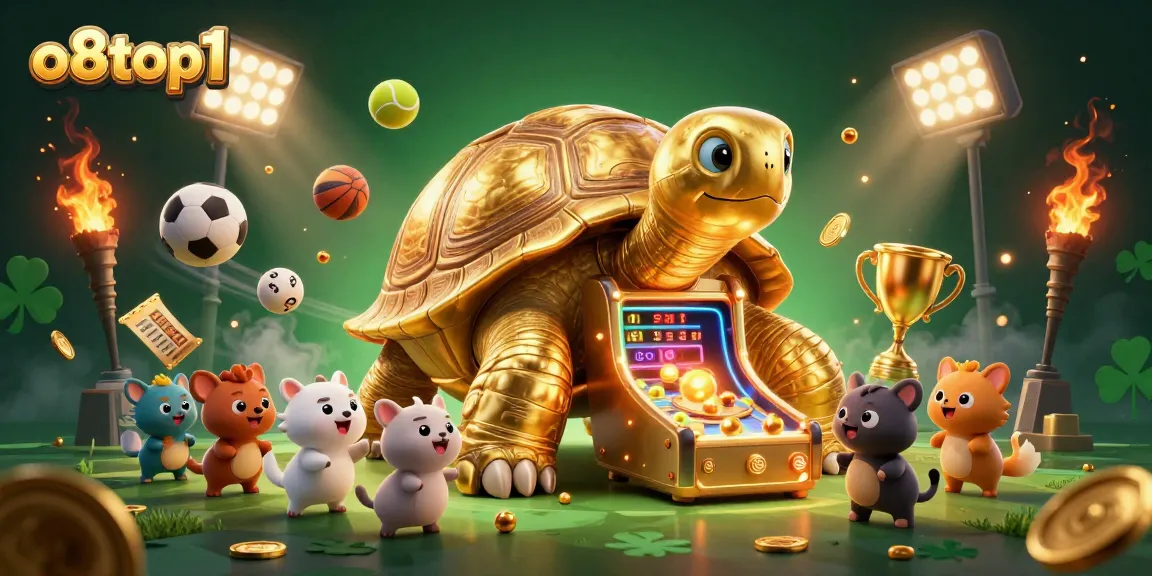 Experience the excitement at o8top1 with vibrant gaming elements and thrilling animal characters.