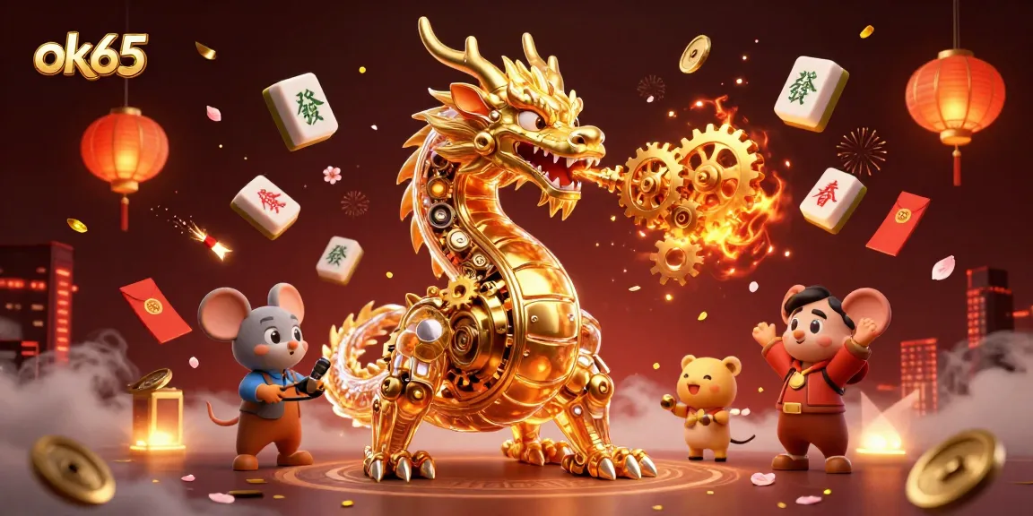 Experience the thrill of casino gaming with ok65 features and vibrant illustration elements.