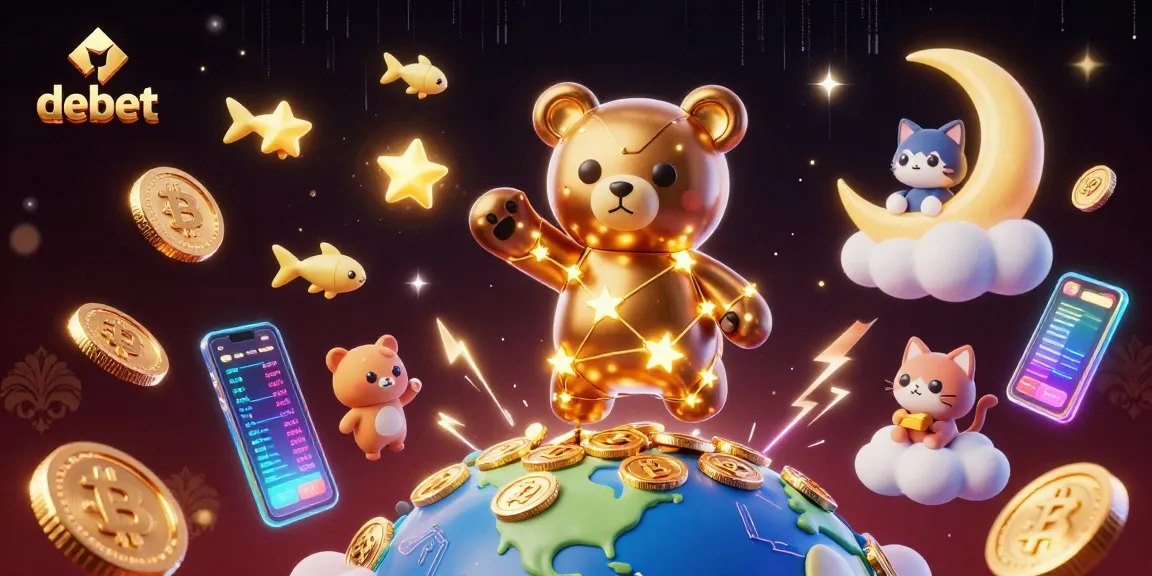 Experience the magic of debet as the constellation bear gathers coins under the night sky.
