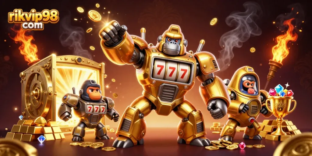 Experience exciting jackpots and thrills at rikvip98 com with dynamic gaming illustrations.